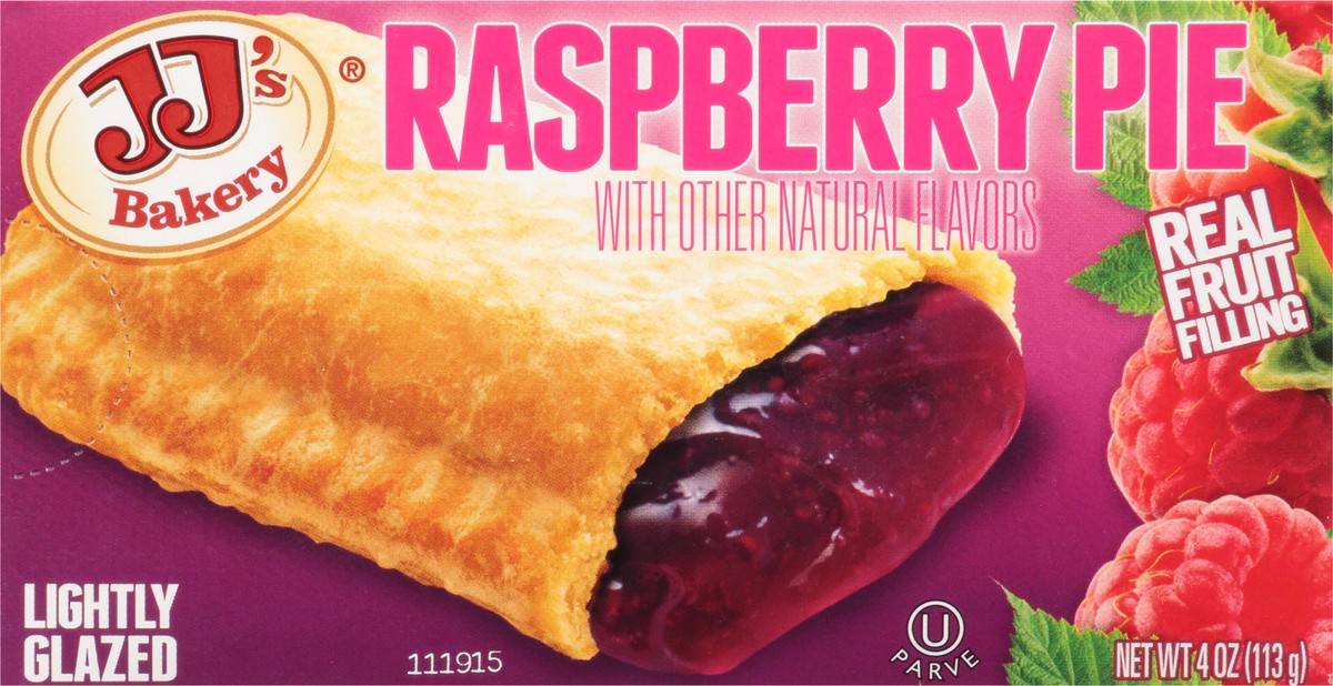 slide 1 of 11, JJ's Bakery Raspberry Pie Box, 4 oz