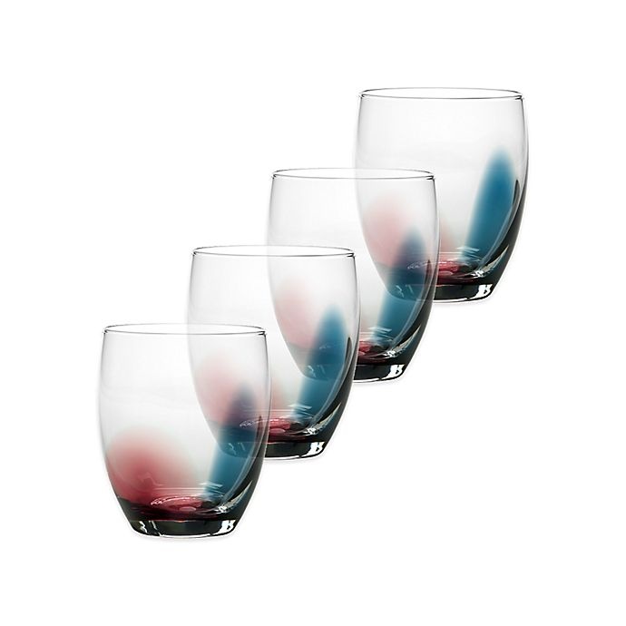 slide 1 of 2, Mikasa Kya Double Old-Fashioned Glasses, 4 ct