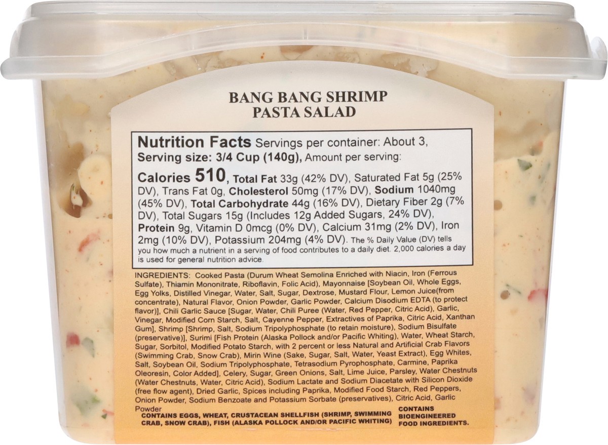 slide 2 of 13, Garden-Fresh Foods Bang Band Shrimp Pasta Salad 14 oz, 14 oz