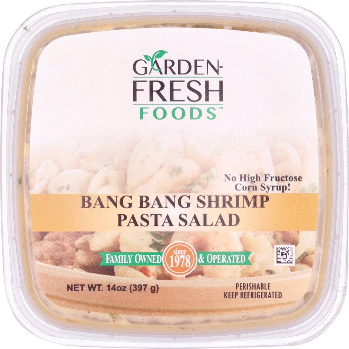 slide 13 of 13, Garden-Fresh Foods Bang Band Shrimp Pasta Salad 14 oz, 14 oz