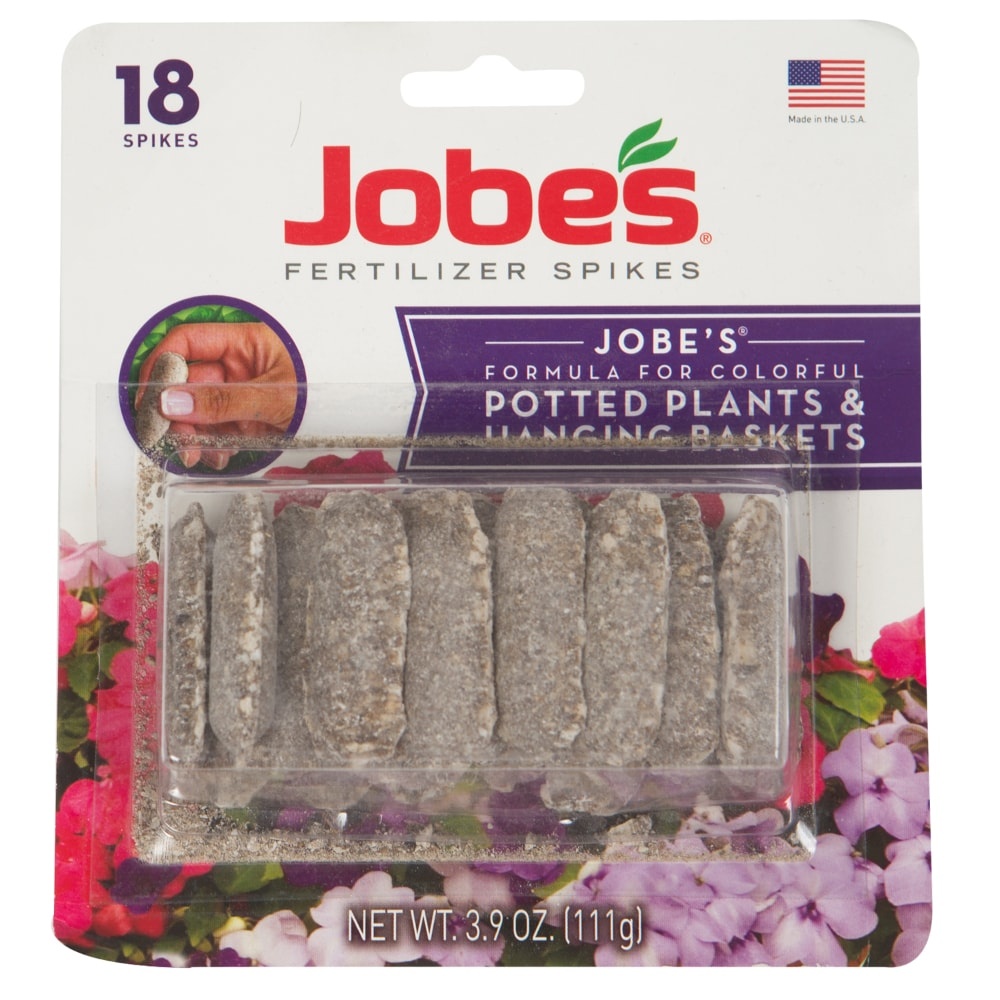 slide 1 of 1, Jobe's LAWN AND GARDEN Jobes Fertilizer Spikes, 18 ct