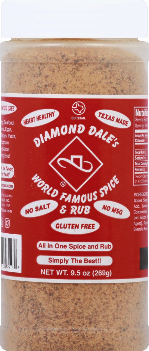 slide 1 of 6, Diamond Dales Spice and Rub 9.5 oz, 9.5 oz