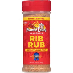 Famous Dave's Seasoning Mild Rib Rub 5.5 oz
