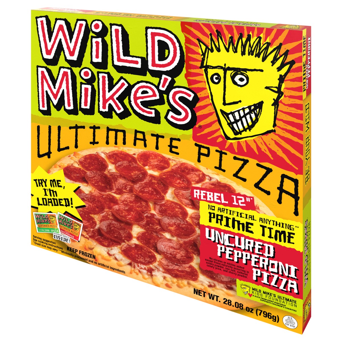slide 2 of 15, Wild Mike's Prime Time Pepperoni Pizza, 28.08 oz