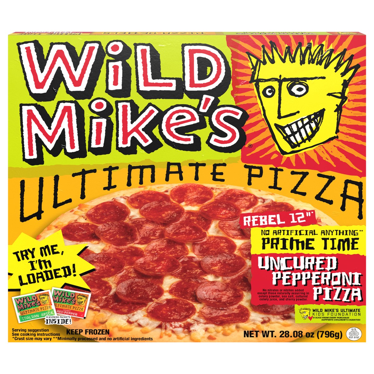 slide 9 of 15, Wild Mike's Prime Time Pepperoni Pizza, 28.08 oz