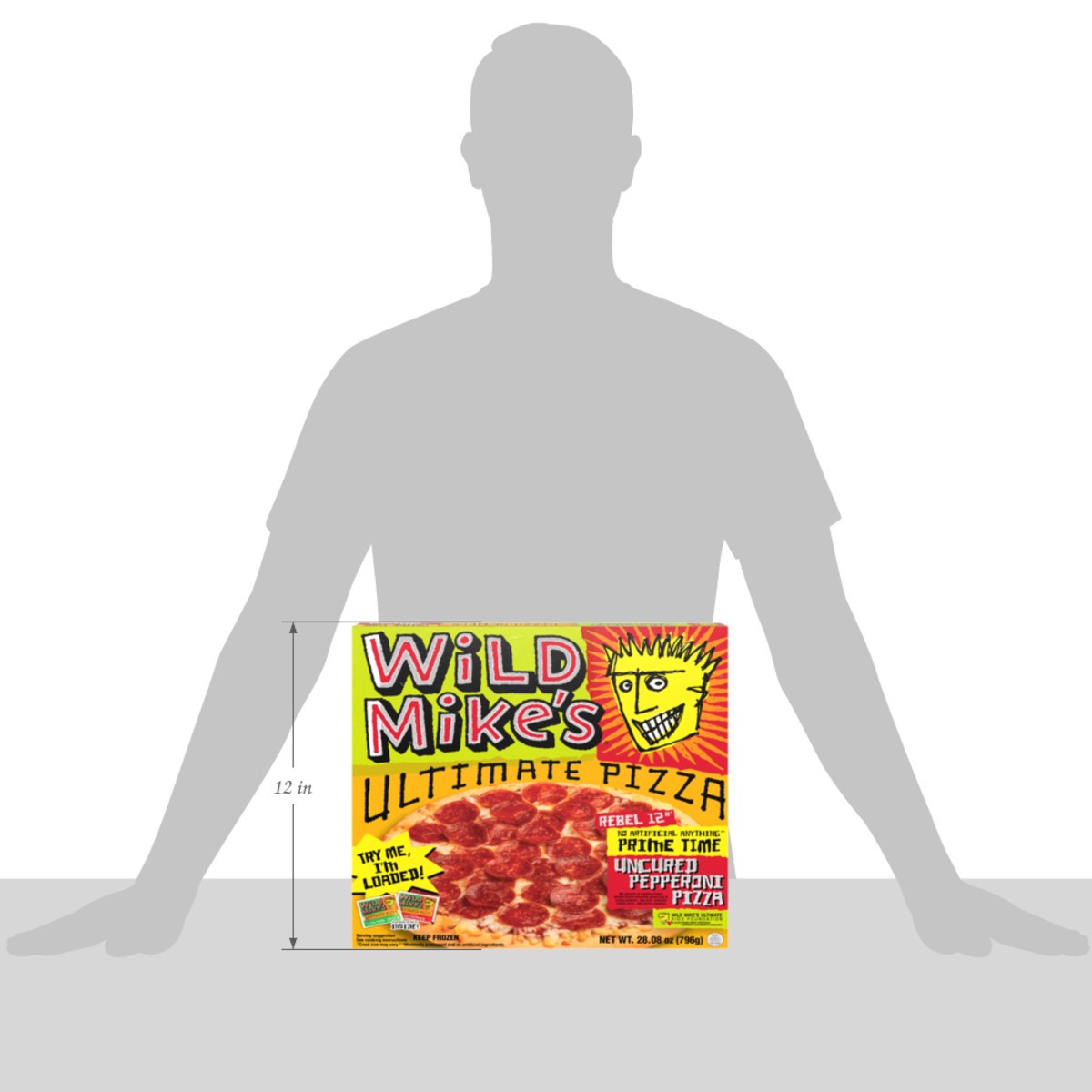 slide 3 of 15, Wild Mike's Prime Time Pepperoni Pizza, 28.08 oz