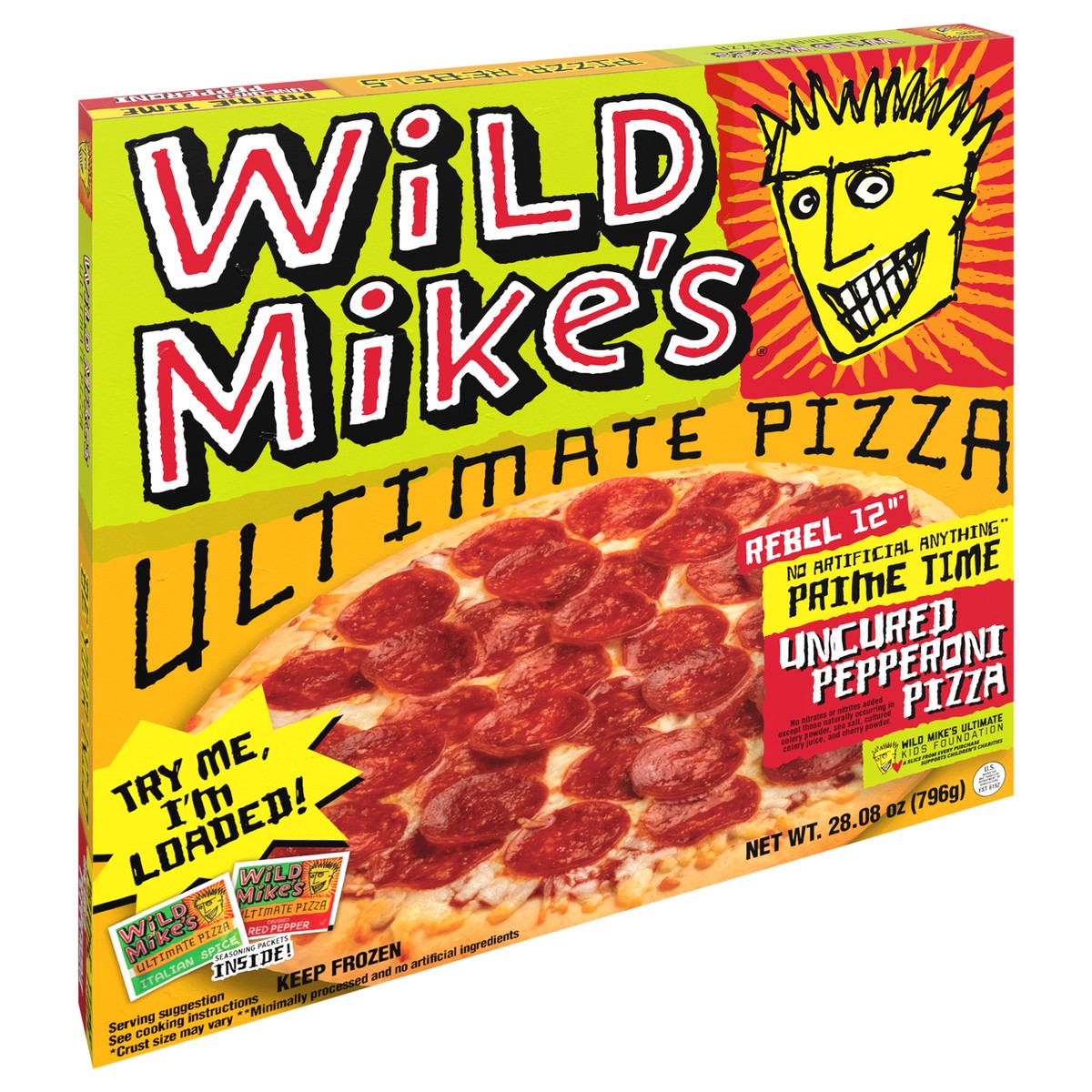 slide 13 of 15, Wild Mike's Prime Time Pepperoni Pizza, 28.08 oz