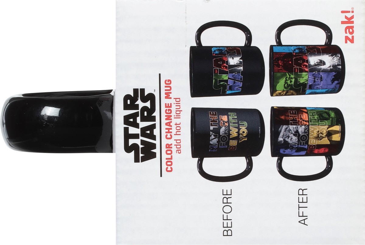 Zak! Star Wars Color Change Mug 15 oz Disney May The Force Be With You New