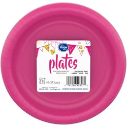 Kroger Entertainment Essentials Paper Plates - Shocking Pink