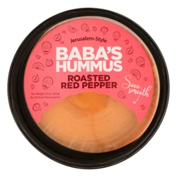 Baba's Roasted Red Pepper Hummus