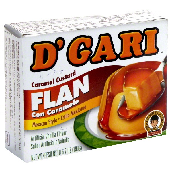slide 1 of 1, D'Gari Caramel Custard, Flan - 6.7 oz, 6.7 oz