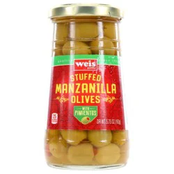 Weis Quality Stuffed Manzanilla Spanish Olives
