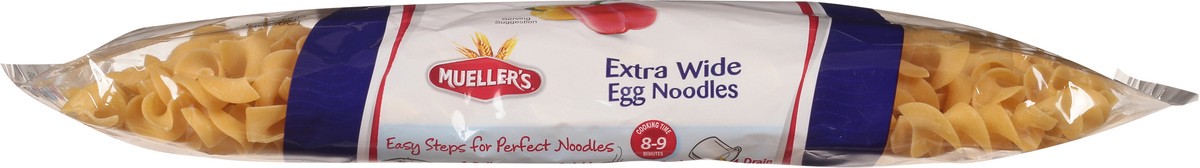 slide 4 of 9, Mueller's Extra Wide Egg Noodles, 12 oz
