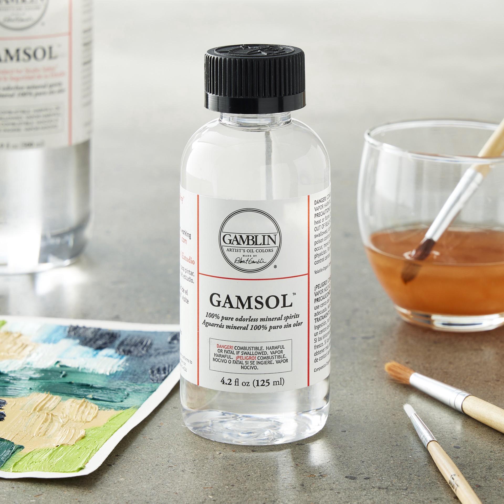 slide 2 of 2, Gamblin Gamsol, 4.2 fl oz