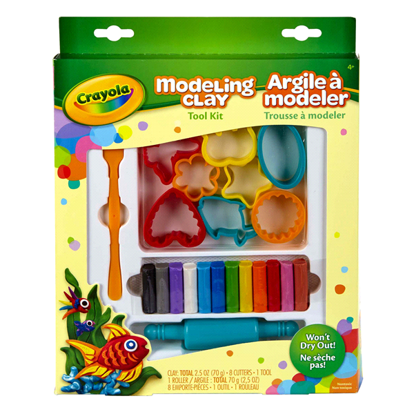 slide 1 of 3, Crayola Modeling Clay Tool Kit, 1 ct