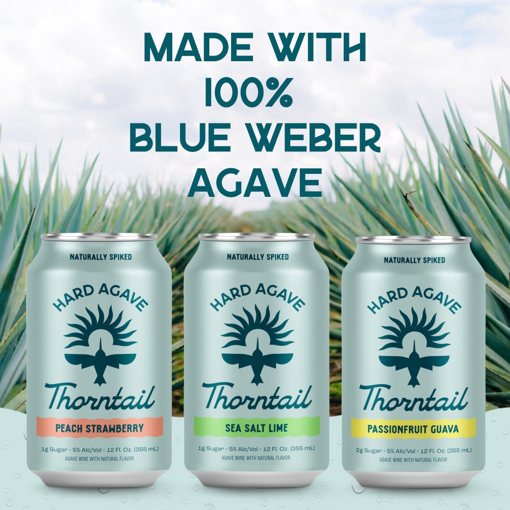 slide 2 of 4, Thorntail Hard Agave Variety Pack, 12 ct; 12 fl oz