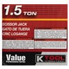 slide 2 of 5, KTOOL K Tool 1.5 Ton Scissor Jack, 1 ct