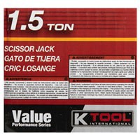 slide 5 of 5, KTOOL K Tool 1.5 Ton Scissor Jack, 1 ct