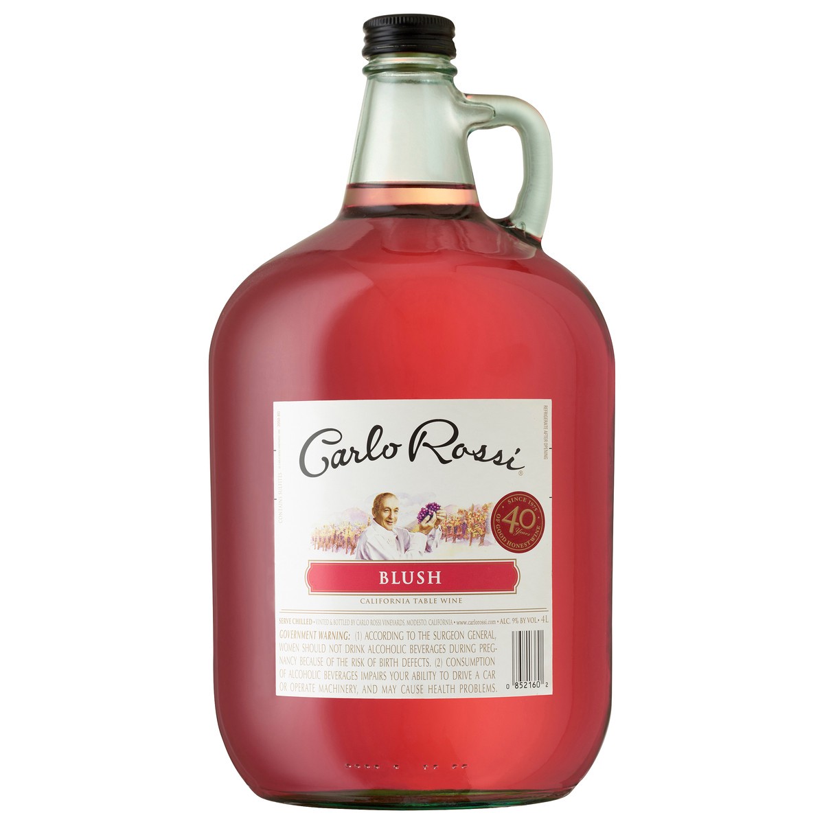 slide 1 of 3, Carlo Rossi Blush Wine, 4 liter