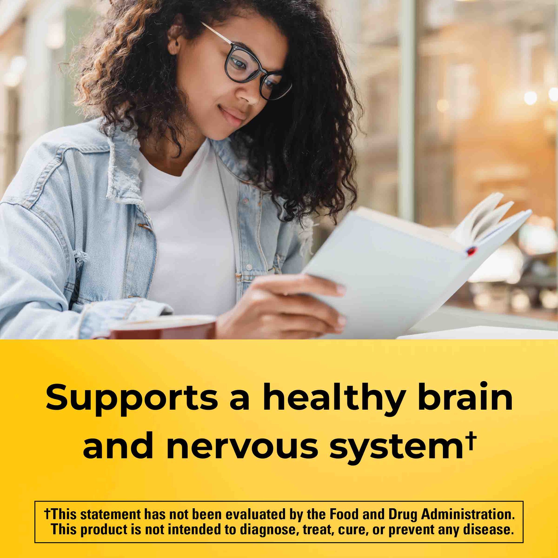 slide 6 of 8, Nature Made Choline Supplements, Supports Liver Health, Nervous System Function and Brain Health, 40 Vegan Gummies, 20 Day Supply, 40 ct