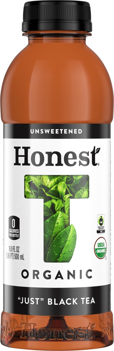 slide 3 of 9, Honest Tea Just Black Bottle, 16.9 fl oz, 16.9 fl oz