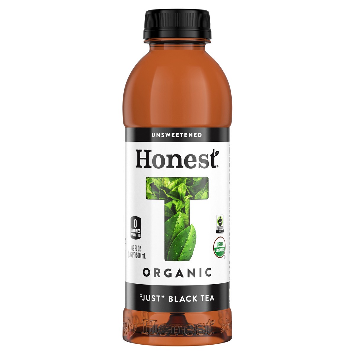 slide 7 of 9, Honest Tea Just Black Bottle, 16.9 fl oz, 16.9 fl oz