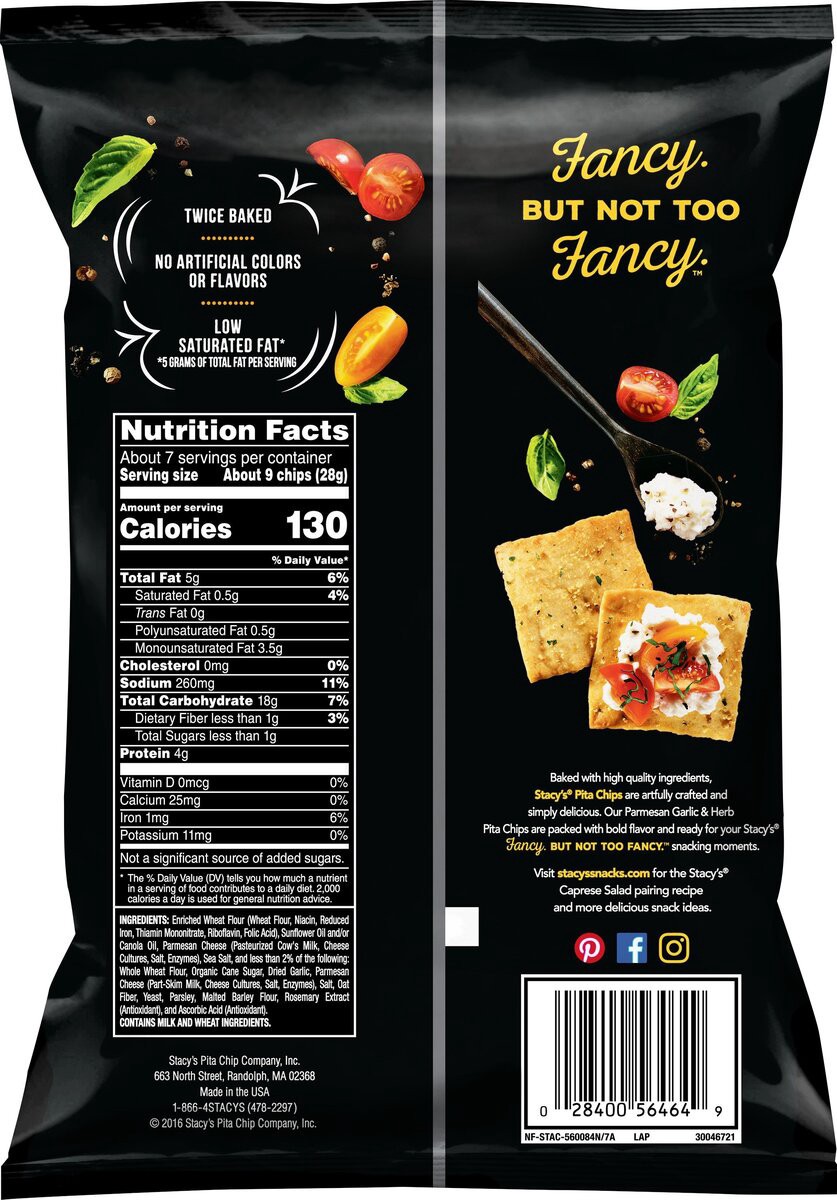 slide 7 of 7, Stacy's Pita Chips, 7.33 oz