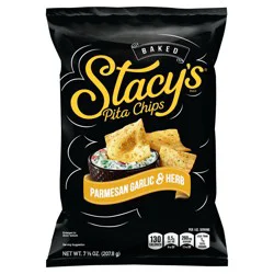 Stacy's Pita Chips, Parmesan Garlic and Herb - 7.33 oz