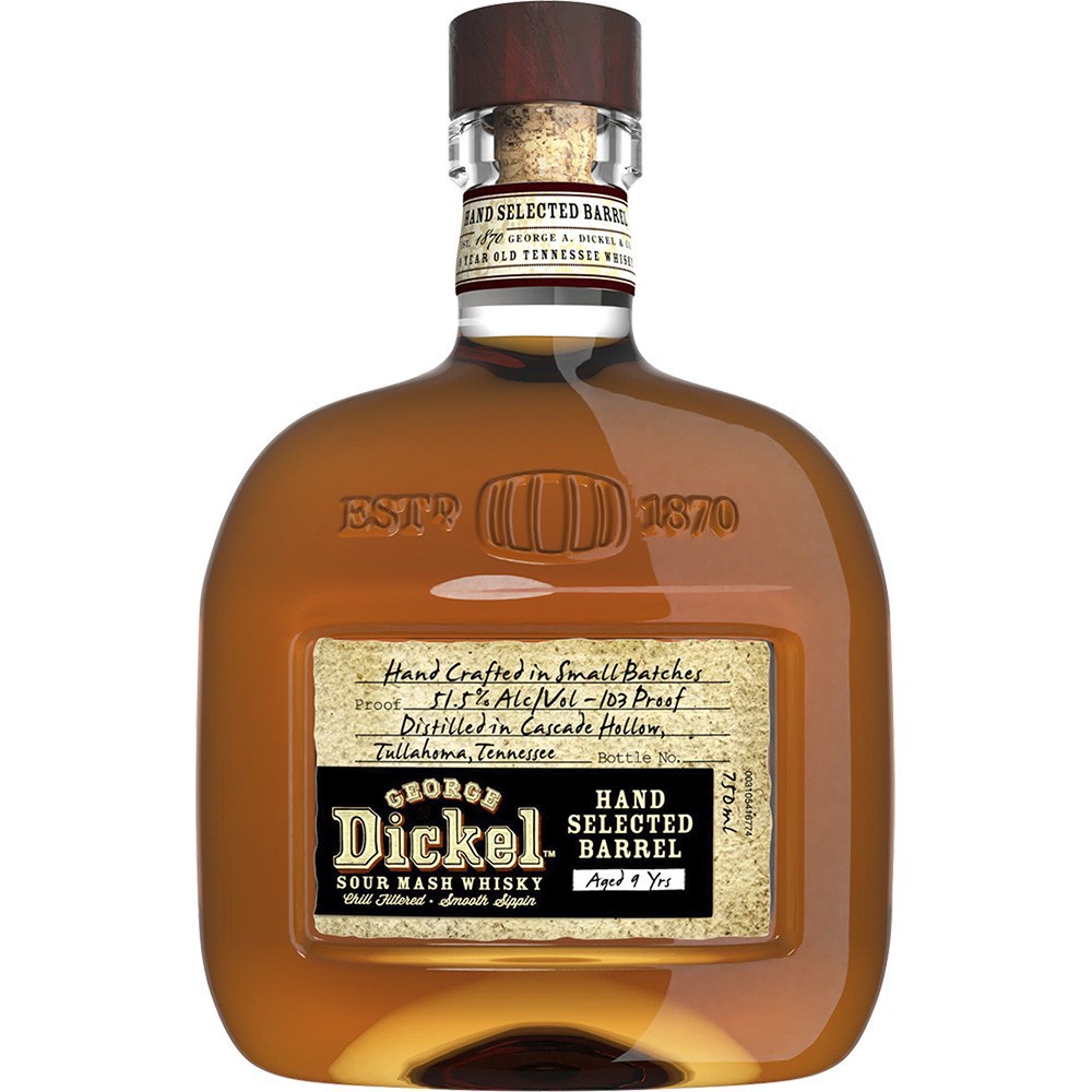 slide 1 of 1, George Dickel 9 Year Single Brlsel, 750 ml