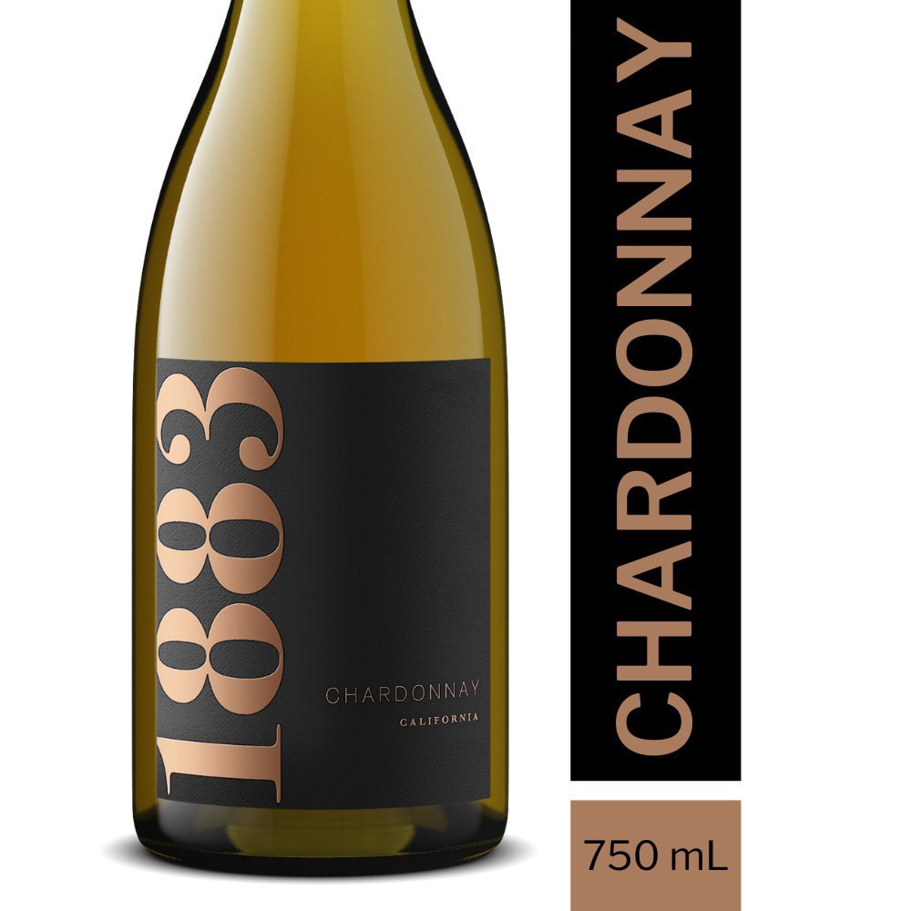 slide 4 of 5, 1883 Chardonnay White Wine, 750 ml