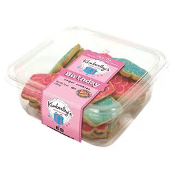 Kimberley's Bakeshoppe Birthday Cupcake & Present Sugar Cookies 25 Count 10 Ounces - 10 OZ
