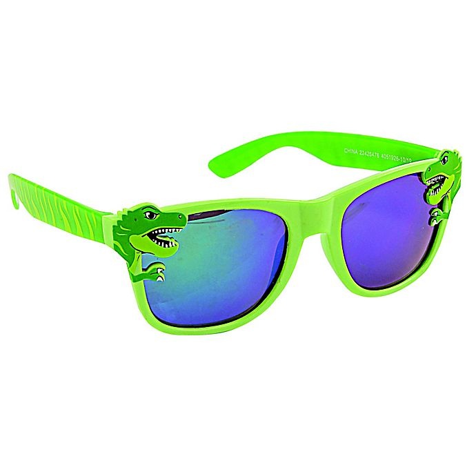 slide 1 of 1, On the Verge Dinosaur Sunglasses - Green, 1 ct