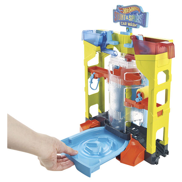 slide 3 of 25, Hot Wheels Stunt & Splash Car Wash Play Set, 1 ct