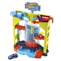 slide 10 of 25, Hot Wheels Stunt & Splash Car Wash Play Set, 1 ct