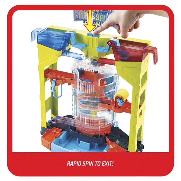 slide 15 of 25, Hot Wheels Stunt & Splash Car Wash Play Set, 1 ct