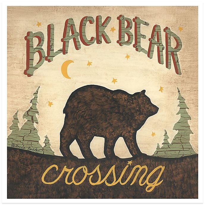 slide 1 of 1, Thirstystone Black Bear Crossing Coaster, 1 ct