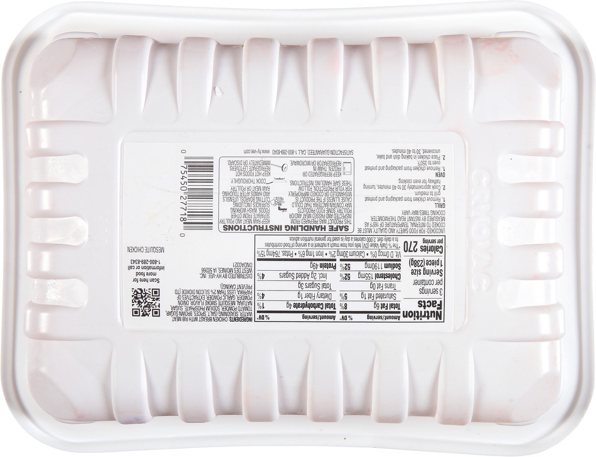 slide 10 of 14, Red Acre Farms Mesquite Chicken Breast With Rib Meat, 25.2 oz