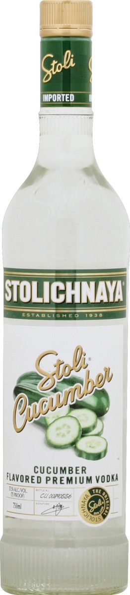 slide 2 of 3, Stoli Cucumber 750Ml, 750 ml