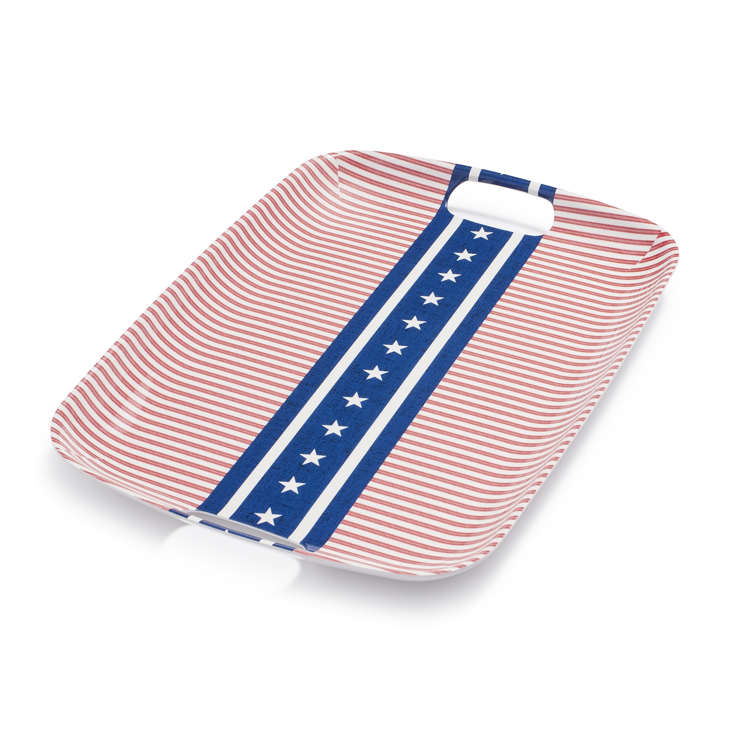 slide 1 of 1, Sur La Table Fourth of July Flag Tray, 19 in x 13 in