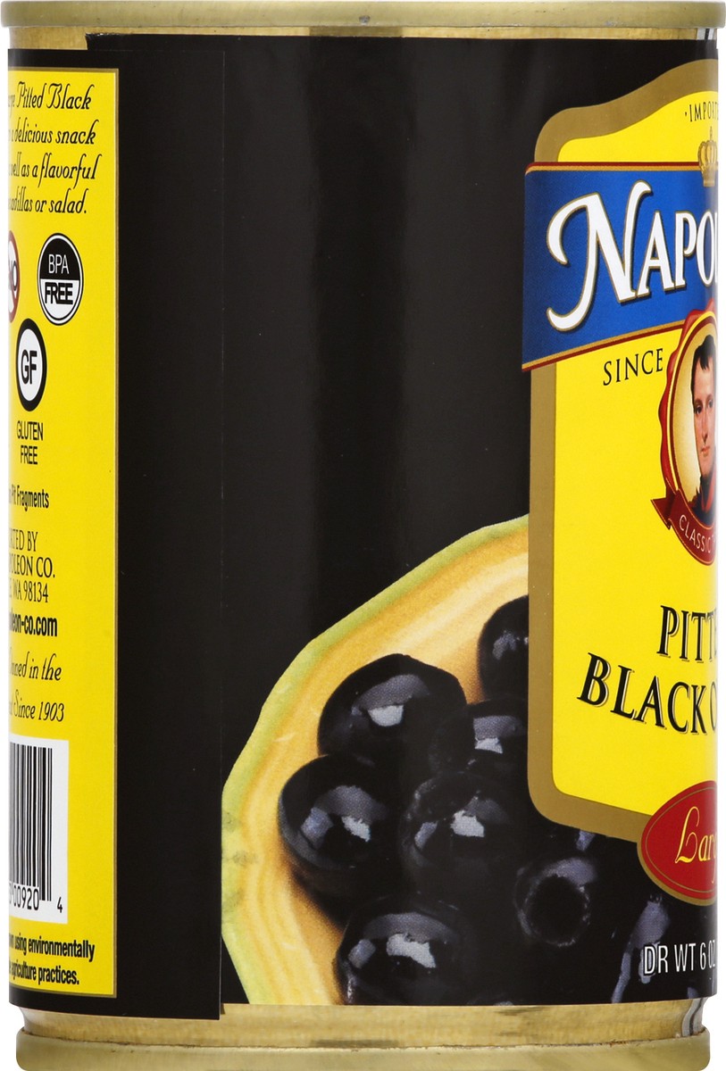 slide 13 of 13, Napoleon Black Pitted Large Olives 6 oz, 6 oz