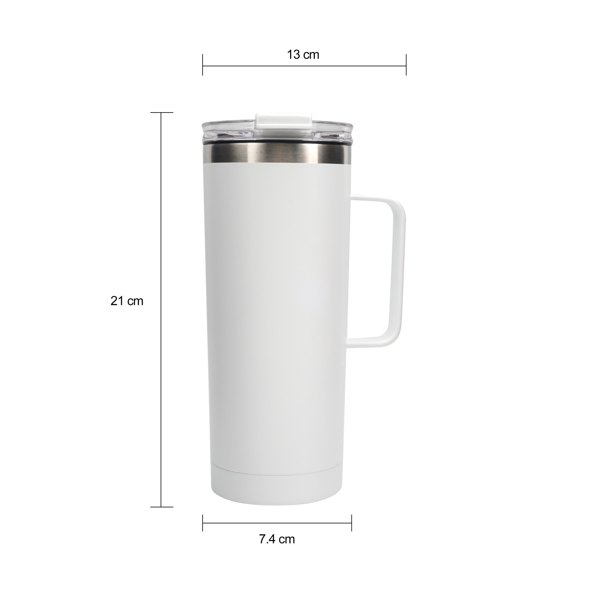 slide 3 of 5, 20 oz Stainless Steel Insulated Coffee Tumbler by Ashland, 20 oz