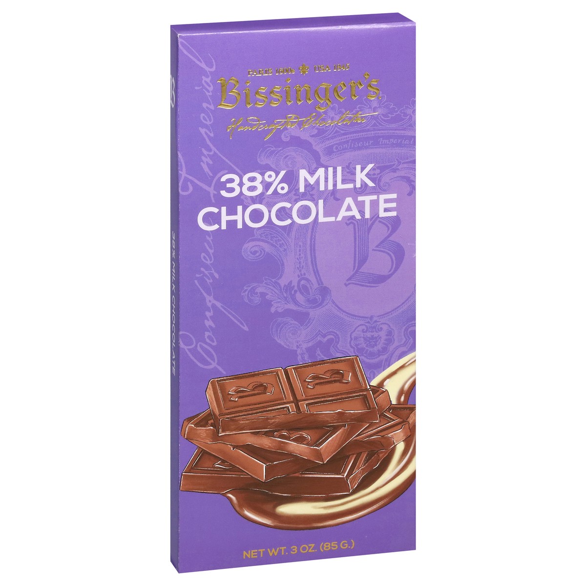slide 5 of 13, Bissinger's 38% Milk Chocolate 3 oz, 3 oz
