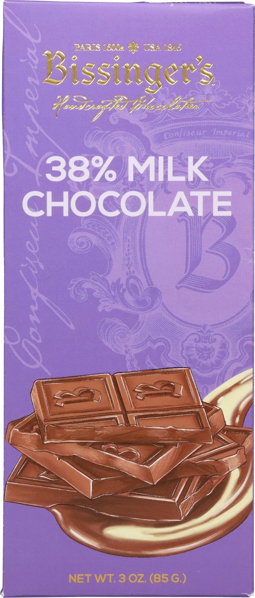 slide 12 of 13, Bissinger's 38% Milk Chocolate 3 oz, 3 oz
