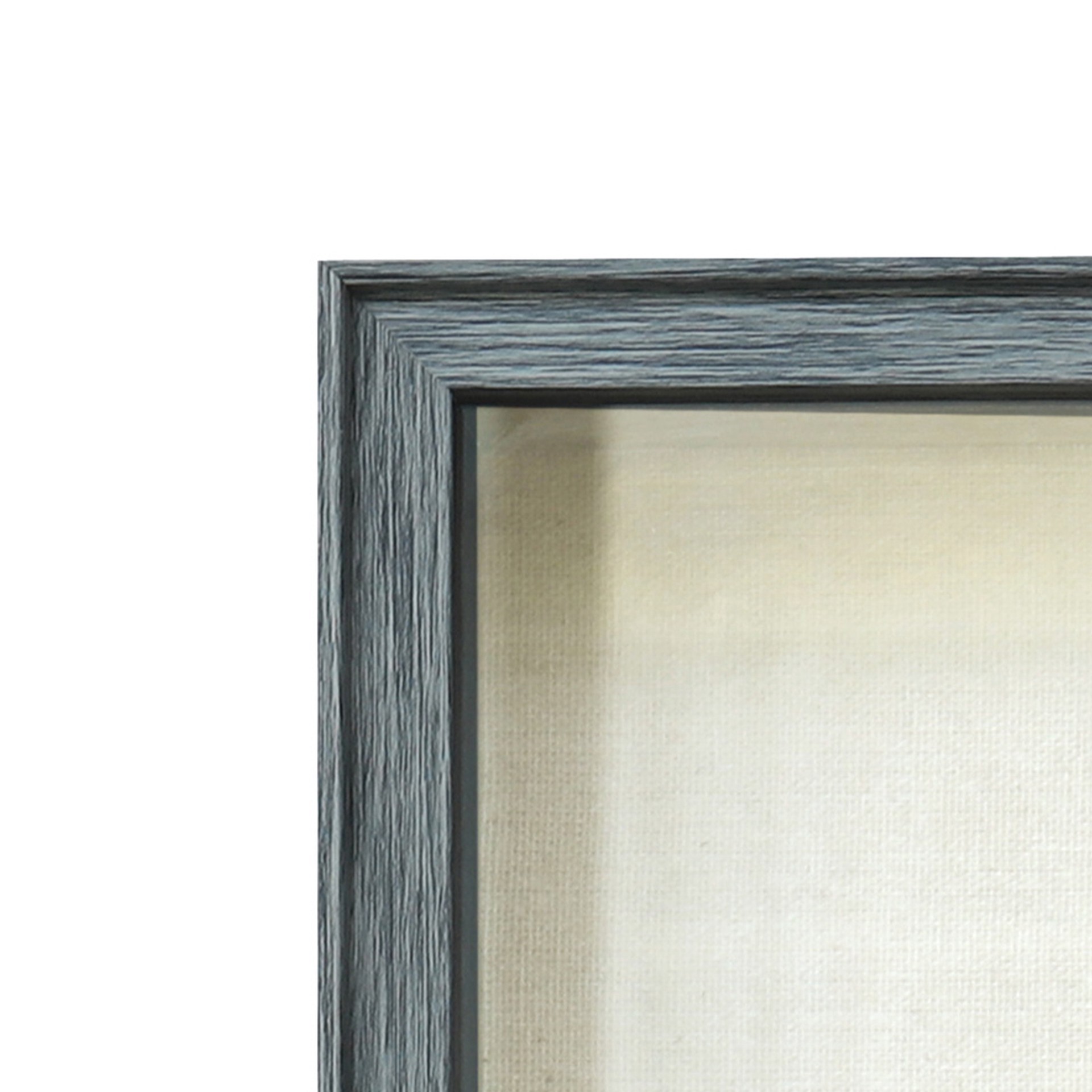 slide 4 of 4, 14" X 18" Gray Wood Grain Shadow Box By Studio Decor, 14 in x 18 in