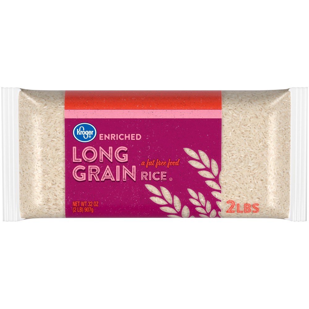 slide 1 of 1, Kroger Enriched Long Grain White Rice, 32 oz