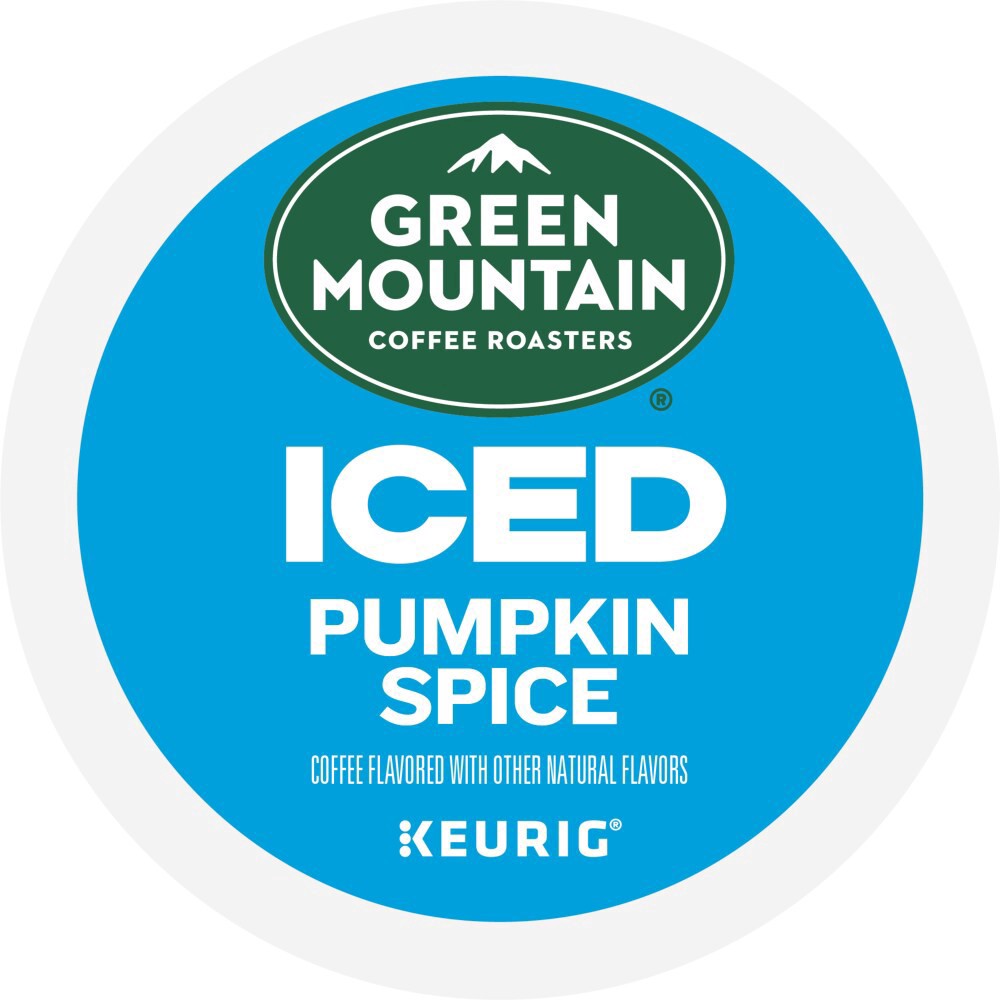 slide 3 of 6, Green Mountain Coffee Roasters ICED Pumpkin Spice, Single Serve Keurig K-Cup Pods, Flavored Ice Coffee- 10 ct, 10 ct