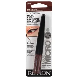 Revlon ColorStay Micro Easy Precision Liquid Liner - What The Fudge 302 - 0.057 fl oz