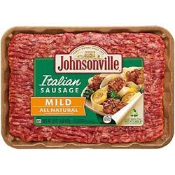 Johnsonville Mild Italian Ground Pork Bulk Sausage