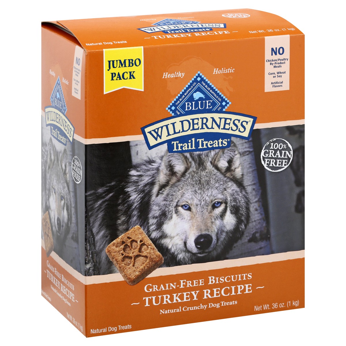 slide 2 of 9, Blue Buffalo Blue Wilderness Trail Treats Dog Turkey, 36 oz