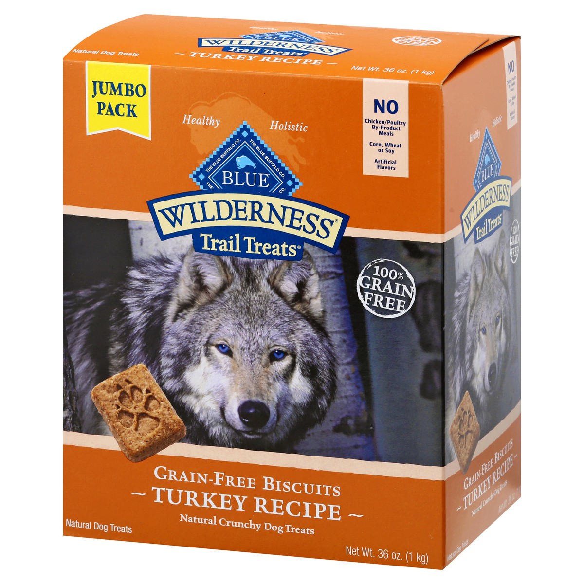 slide 3 of 9, Blue Buffalo Blue Wilderness Trail Treats Dog Turkey, 36 oz